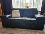 Zwart leren 2 zitsbank ophalen voor 12 oktober, Ophalen, Gebruikt, 150 tot 200 cm, Tweepersoons