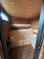 Thermowood buitensauna met omkleedruimte /voorruimte. Sauna, Ophalen of Verzenden, Nieuw, Fins of Traditioneel, Complete sauna