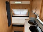Hobby De Luxe 440 SF Voortent/Fietsendrager, Dwarsbed, Hobby, Bedrijf, Treinzit