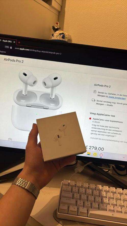 AirPods Pro 2, Telecommunicatie, Mobiele telefoons | Oordopjes, Nieuw, In gehoorgang (in-ear), Bluetooth, Ophalen of Verzenden