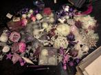 Roze paars witte kerst ballen, ornamenten, lampjes, Diversen, Kerst, Ophalen, Zo goed als nieuw