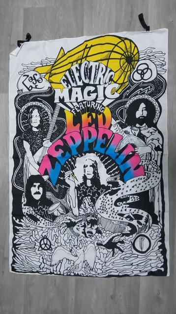 Led Zeppelin Electric Magic rock muziek band vlag RARE  beschikbaar voor biedingen