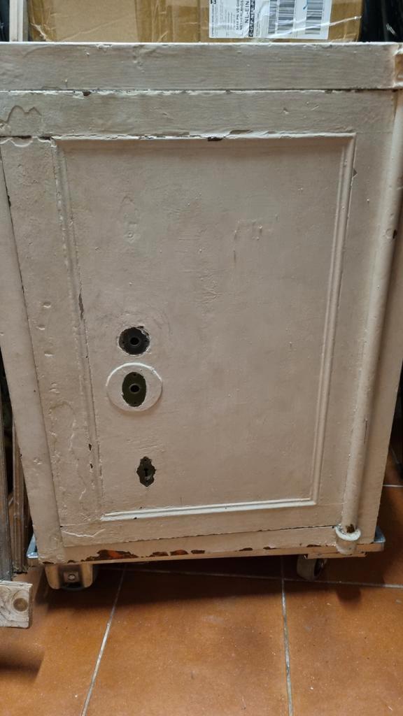 Oude Brandkast - Vintage Look, Huis en Inrichting, Brandblussers en Brandkasten, Gebruikt, Brandkast, Ophalen of Verzenden