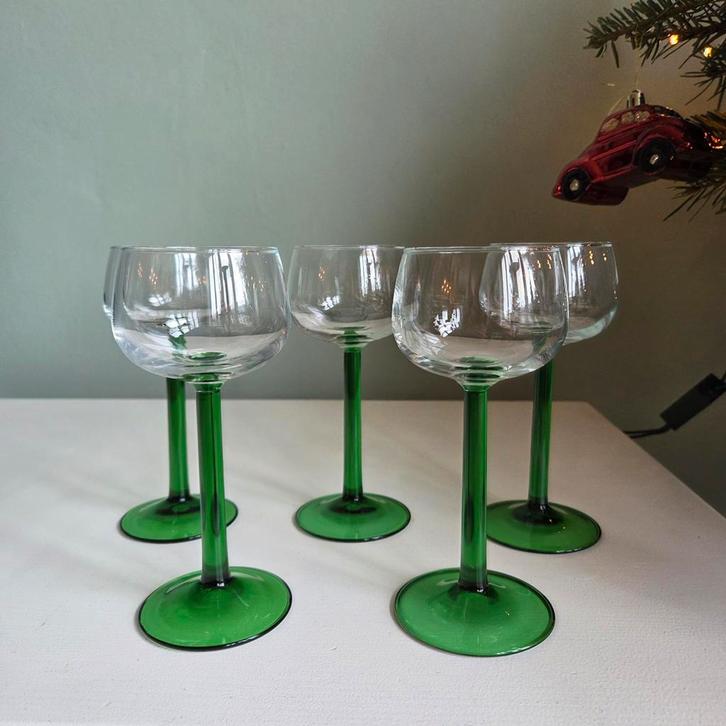 Vintage Luminarc France wijnglazen, Verzamelen, Glas en Borrelglaasjes, Zo goed als nieuw, Overige typen, Ophalen of Verzenden