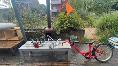 Aanhangfiets kids, Fietsen en Brommers, Fietsaccessoires | Aanhangers en Karren, Gebruikt, Aanhangfiets, 20 tot 40 kg, Ophalen