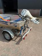 Te Koop Linder sportman 355 boot met trailer en motor, Watersport en Boten, Vis- en Consoleboten, Ophalen, Zo goed als nieuw