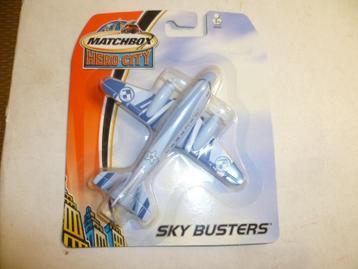 Matchbox Skybusters 2003 Dakota look a like Blue Airliner beschikbaar voor biedingen