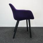 Crassevig Pola Round Vergaderstoelen | Paars | Design Stoel, Huis en Inrichting, Stoelen, Hout, Gebruikt, Overige kleuren, Ophalen of Verzenden