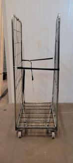 Partij rolcontainers rolkar transportkar trolley magazijnkar, 100 liter of meer, Ophalen, Gebruikt, Transportkar