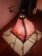 kleine orientaalse lamp rood tafellamp, Huis en Inrichting, Minder dan 50 cm, Ophalen of Verzenden, Metaal