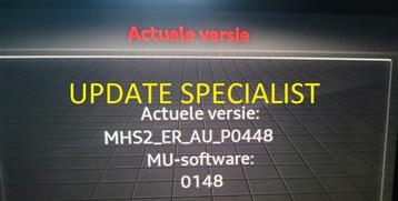 Audi Navigatie update MHS2 A3 A4 A5 A6 Q5 Q7 2024