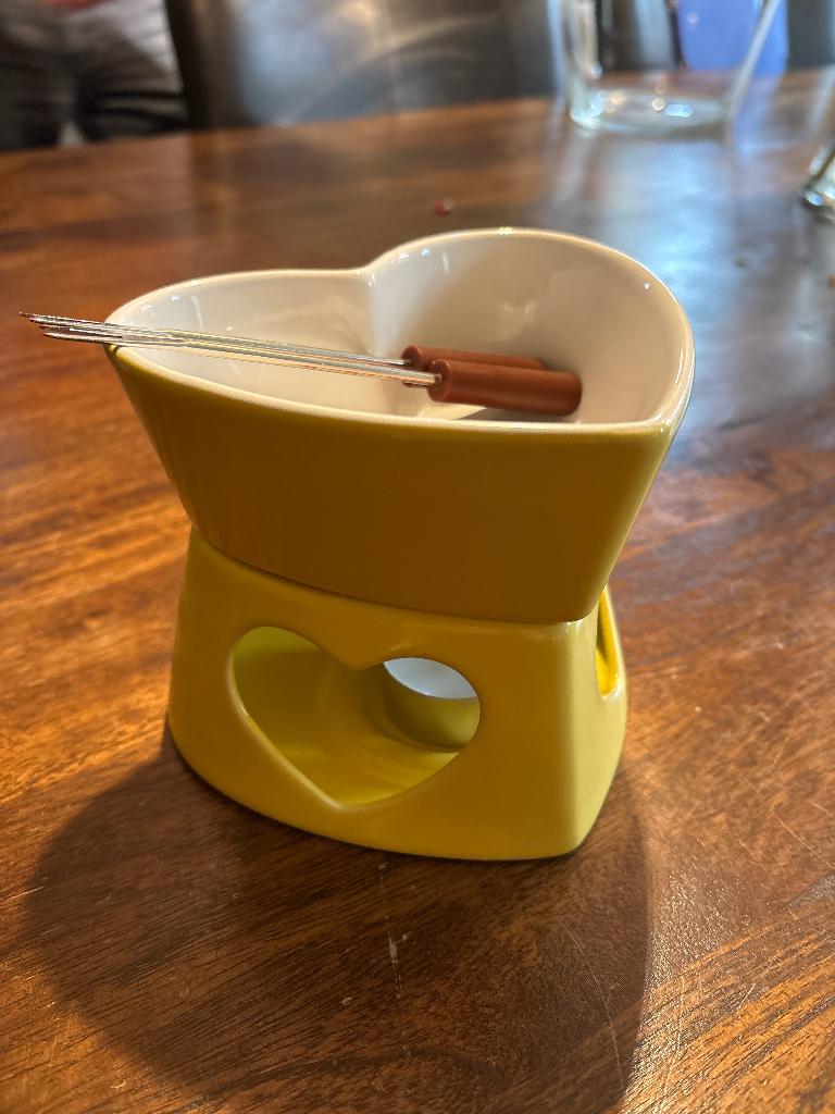 Kaasfondue-setje origineel Eru, Ophalen of Verzenden, Nieuw, Waxinelicht, Fondueset