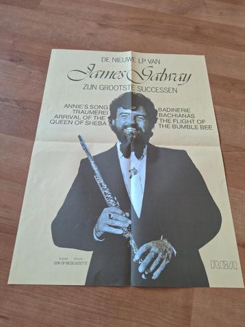 Promoposter voor handelaren James Galway beschikbaar voor biedingen