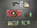 3 Videokaarten en 2 netwerkkaart, Computers en Software, Videokaarten, Ophalen of Verzenden, Gebruikt, Nvidia, VGA