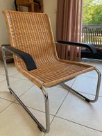 thonet  S35 in riet met op maat gemaakt kussen, Ophalen, Gebruikt, Minder dan 75 cm, 50 tot 75 cm