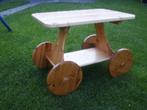 Grenen Tafel, bijzet tafel, salon tafel, Ophalen, Gebruikt, 50 tot 100 cm, 50 tot 75 cm