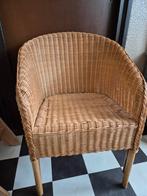 Rotan stoel, Huis en Inrichting, Ophalen, Zo goed als nieuw, Bruin, Eén