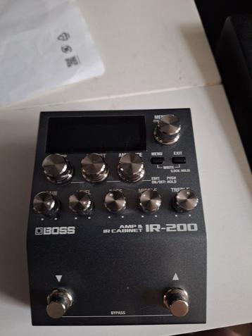 Boss IR-200 Amp & IR Cabinet Simulator beschikbaar voor biedingen