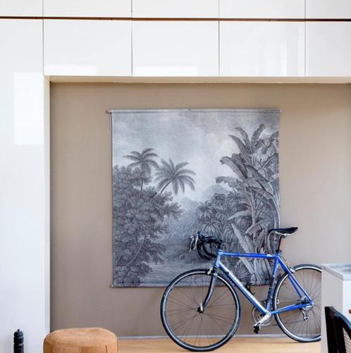 HKliving wanddoek XXL Jungle, Huis en Inrichting, Woonaccessoires | Wanddecoraties, Zo goed als nieuw, Ophalen