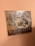 Vintage Winchester Wandbord Reclamebord Metaal Emaille Bordj, Ophalen of Verzenden