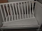 IKEA Sundvik Ledikant Wit + Aerosleep Matras, Kinderen en Baby's, Babywiegjes en Ledikanten, Ophalen, Gebruikt, Ledikant