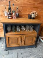 Kleine dressoir / drankkast, Huis en Inrichting, Kasten | Dressoirs, Ophalen, Gebruikt, Eikenhout, 50 tot 100 cm