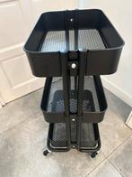 IKEA RÅSKOG Trolley - Zwart, Ophalen, Overige typen, Nieuw, Minder dan 100 cm