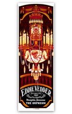 Eddie Vedder Memphis 21-11-2012 originele concert poster, Ophalen of Verzenden, Nieuw, Poster, Artwork of Schilderij