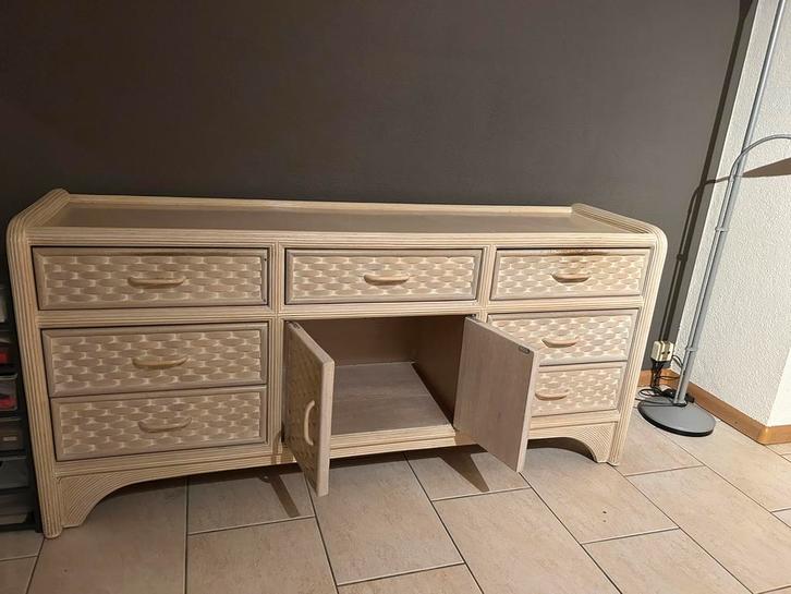 Dressoir manou, Huis en Inrichting, Kasten | Dressoirs, Gebruikt, 150 tot 200 cm, 25 tot 50 cm, Met lade(s), Met deur(en), Ophalen