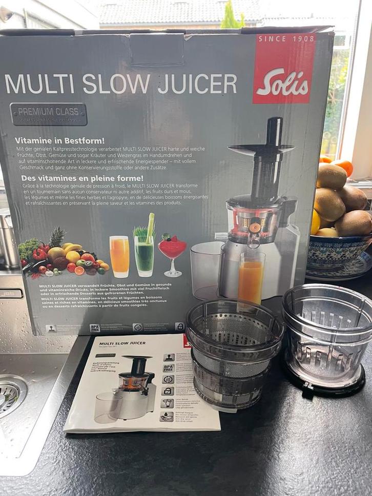 Solis multi slow juicer, Huis en Inrichting, Keuken | Keukenbenodigdheden, Ophalen of Verzenden