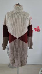 Nieuwe  col  Trui Jurk Ribbelstof 3-kleurig mt 38/40/42, Ophalen of Verzenden, Nieuw, Maat 42/44 (L), Overige kleuren
