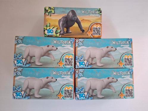 5 Playmobil Wiltopia dieren McDonald's Happy Meal 2024 promo, Kinderen en Baby's, Speelgoed | Playmobil, Nieuw, Complete set, Ophalen of Verzenden