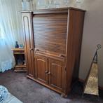 Computerkast bureaukast massief eiken hout, Ophalen, Gebruikt, 70 tot 120 cm, 40 tot 80 cm