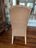 6 Rotan Eetkamerstoelen - Gratis Af te Halen!, Ophalen, Gebruikt, Bruin, Riet of Rotan