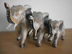 Woonaccessoires  Set  3 olifanten (groot - middel - klein), Huis en Inrichting, Woonaccessoires | Overige, Ophalen of Verzenden
