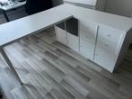 Bureau met ladekast Ikea Kallax, Ophalen, Gebruikt, Bureau