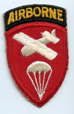 WO2 US Airborne Command Patch, Verzamelen, Ophalen of Verzenden, Landmacht, Amerika, Embleem of Badge