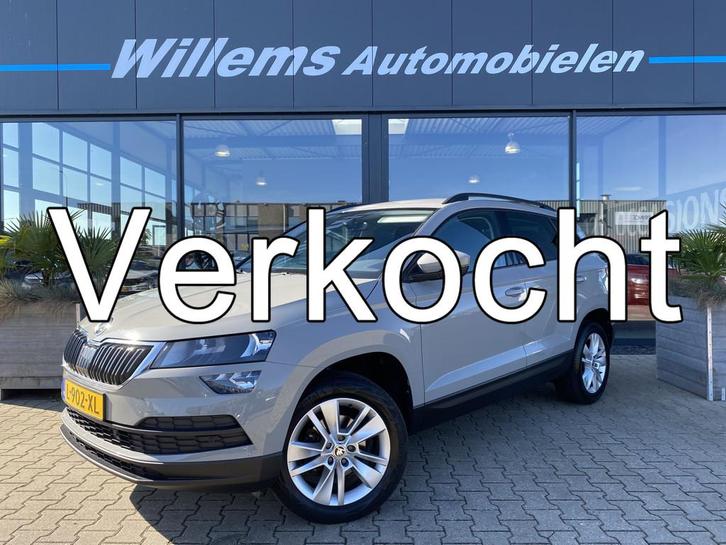 Skoda Karoq 1.0 TSI Business Edition Wegklapbare Trekhaak, A, Auto's, Skoda, Bedrijf, Te koop, Karoq, ABS, Adaptive Cruise Control