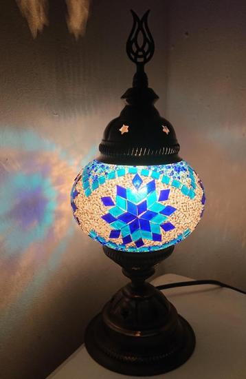 Diverse Oosterse tafellamp lamp Arabische Turkse glasmozaiek