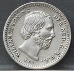 Mooie zilveren stuiver 1855 - 5 cent 1855 - Willem 3, Zilver, Koning Willem III, Losse munt, 5 cent