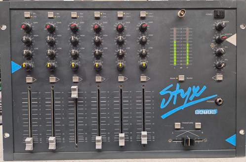 Dateq Styx Mengpaneel - Vintage DJ Mixer, Muziek en Instrumenten, Mengpanelen, Gebruikt, 5 tot 10 kanalen, Microfooningang, Ophalen of Verzenden