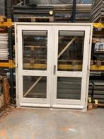 tuindeuren | dubbele | openslaande | hout | gebruikt, Ophalen, Deurkozijn, Zo goed als nieuw, 150 tot 225 cm