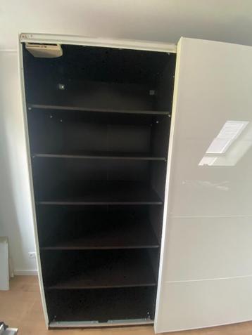Ikea pax kledingkast 200x238x66cm *hoogglans schuifdeuren* - afbeelding 5