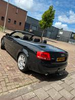 Audi A4 2.0 Tfsi 147KW Cabrio AUT 2009 Zwart, Auto's, 4 cilinders, 4 stoelen, A4, Zwart