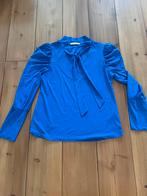 Mooie kobaltblauwe travelstof top Studio Anneloes, L, Kleding | Dames, Studio Anneloes, Maat 42/44 (L), Zo goed als nieuw, Lange mouw