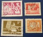 Magyar Posta / Hongarije - 4x Gestempeld, Postzegels en Munten, Postzegels | Europa | Hongarije, Verzenden, Gestempeld