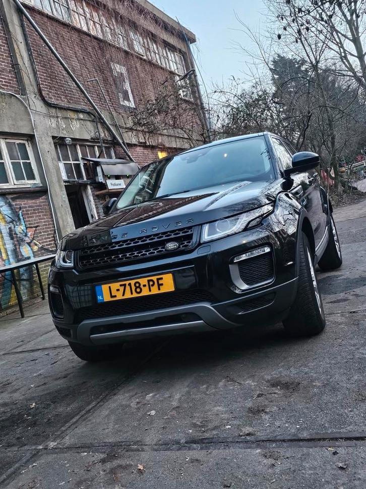 Land Rover Range Rover Evoque 2.0 TD4 4WD AUT 2017 Zwart, Auto's, Land Rover, Bedrijf, 360° camera, 4x4, Aangepast voor mindervaliden