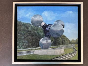 Schilderij Groninger Gasmolecuul beschikbaar voor biedingen