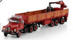 WSI SCANIA L110 TORPEDO+ KLASSIEKE STENENTRAILER - SEVERS, Wsi, ., Nieuw, Ophalen of Verzenden