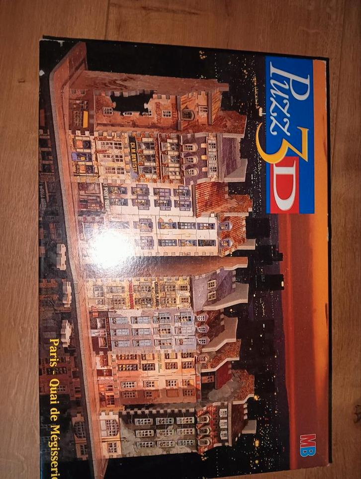 3D Puzzel Quai de Megisserie Parijs, Hobby en Vrije tijd, Denksport en Puzzels, Zo goed als nieuw, Rubik's of 3D-puzzel, 500 t/m 1500 stukjes